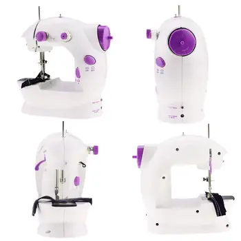 

1pc Mini Portable Handheld sewing machines Stitch Sew needlework Cordless Clothes Fabrics Electrec Sewing Machine Stitch Set