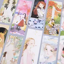 30 шт девушка закладки бумажные страницы заметки этикетки сообщения карты книга маркер школьные принадлежности канцелярские принадлежности L41E