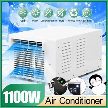 

220V/AC Cold/Heat dual use Desktop air conditioner 1100W 24-hour timer With remote control LED control panel Pet air conditione