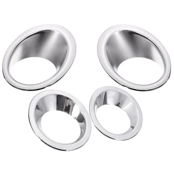 

Chrome ABS Front & Rear Fog Light Lamp Cover Trim For NISSAN QASHQAI SUV 07-13