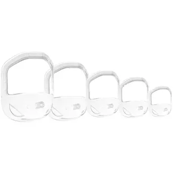 

Transparent Moustache Moulder Moustache Ruler Beard Brown Trim Shaving Abs Comb Beauty Tool For Hair Beard Combs