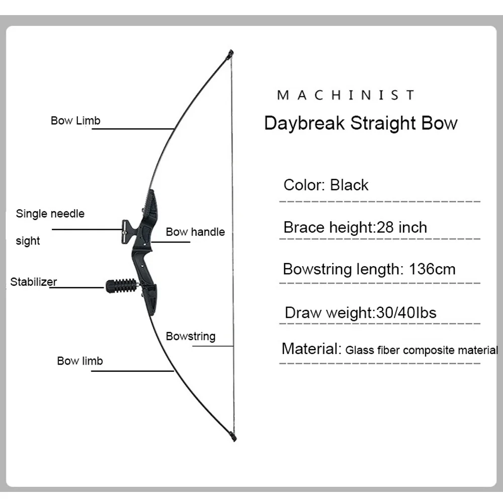 Online 30 40Ibs Nehmen Unten Jagd Bogen Mit Bogen Anblick Stabilisieren Recurve Bogen Bogenschießen Ziel Block Bogen Für Anfänger schießen Im Freien