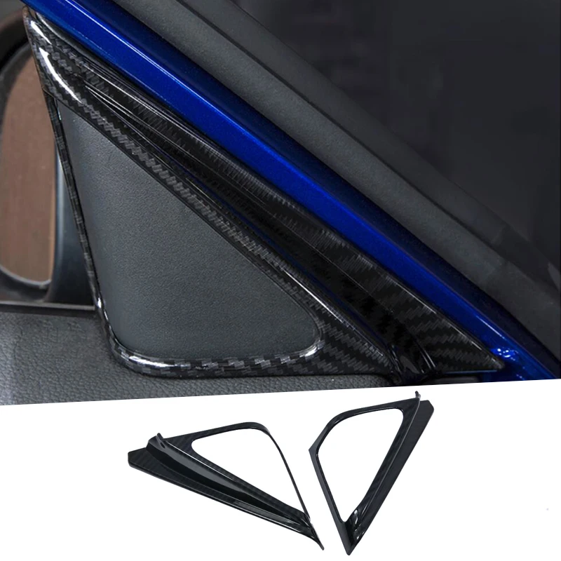 

2 pcs Car Front A Pillar Speaker Frame Cover Trim For Honda Accord 2018 ABS Carbon Fiber Car Styling