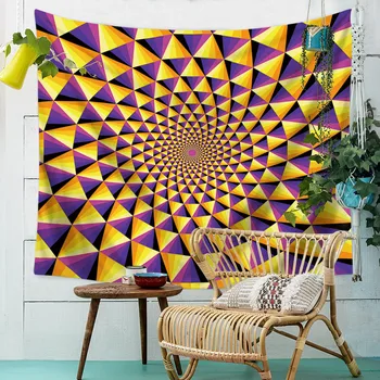 

Geometric Colorful Blankets Tapestry Wall Hanging Bohemian Bedspread Blanket Dorm Home Decor mantas mandalas