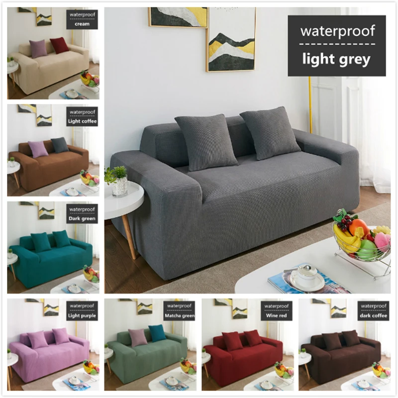 Goede Waterdicht Sofa Cover Sofa Kussen Anti slip Huisdier Pad Luier Vier Seizoenen Sofa Handdoek Nordic Universele Effen Kleur