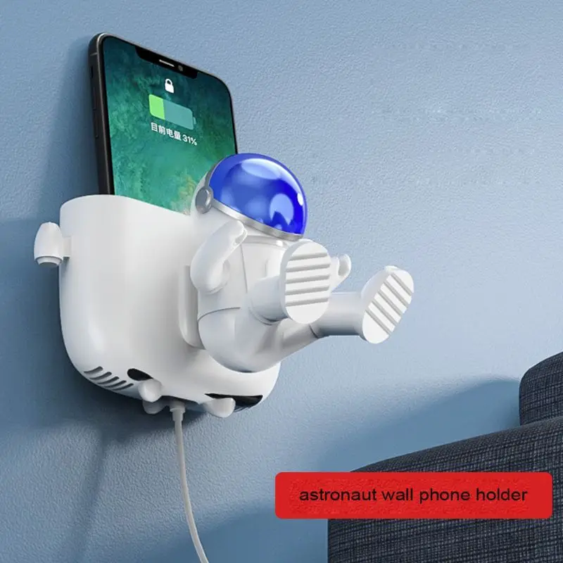 

Cellphone Wall Holder Remote Control Hanging Smartphone Desk Mount Storage Rack