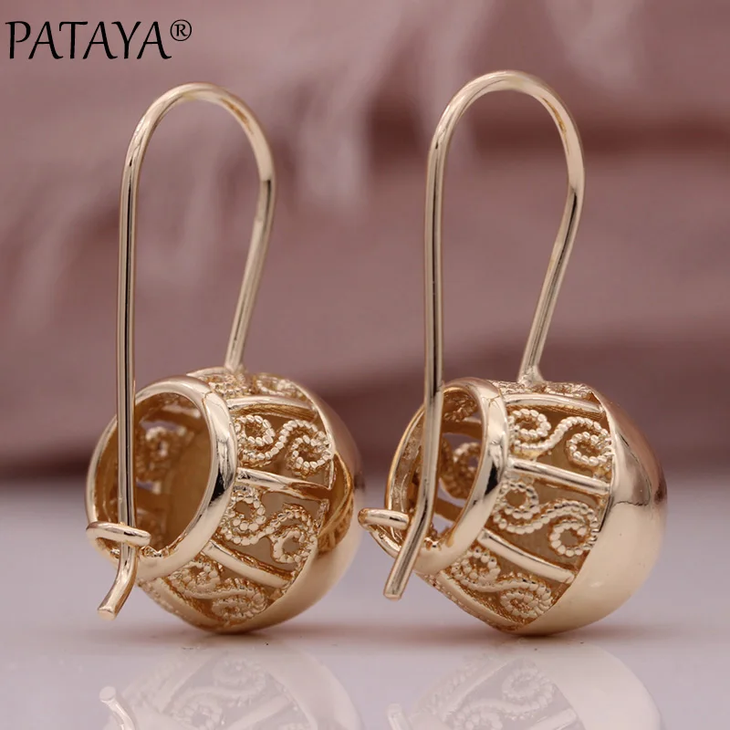 Hollow Spherical Long Earrings - Image 4