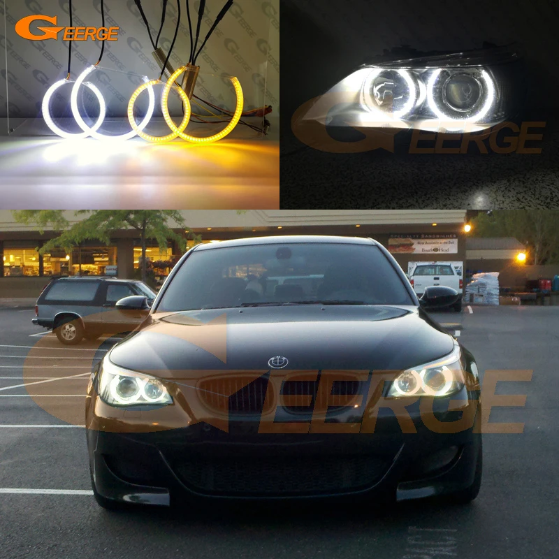 Для BMW E60 E61 525I 530I 540I 545I 550I M5 Pre LCI 2003 2007 ультра яркий дневной светильник с поворотным