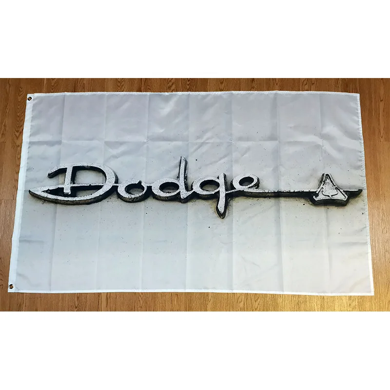 

Ретро-флаг автомобиля Dodge Белый 3 фута * 5 футов (90*150 см) размер рождественские украшения для дома флаг женский Декор RA10
