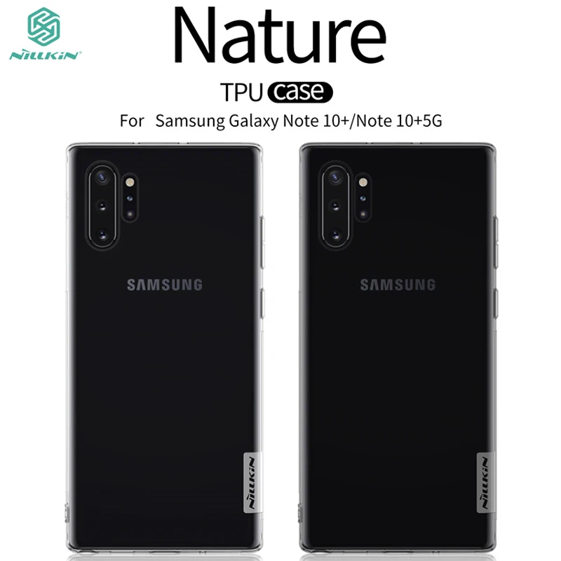Чехол NILLKIN для Samsung Galaxy Note 10 + ультратонкий ТПУ чехол Plus 10|Бамперы| |