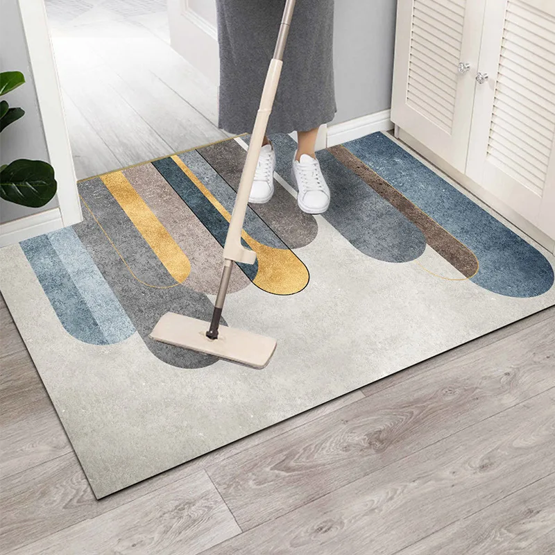 Non-Slip Entrance Door Mats Living Room Carpet Bedroom Kitchen Home Decorative European Modern Style Floor Mat Large Rug Plaid | Дом и сад