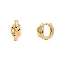100% 925 Sterling Silver Love Heart Knot Mini Small Huggie Hoop Earring Multi Piercing Jewelry 1