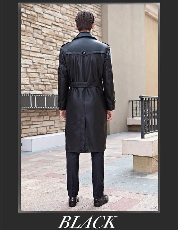 

Plus Size M-4XL New Arrival Winter Faux Leather Jacket Man Super Warm PU Leather Windbreaker Male Balck Coats LX1988