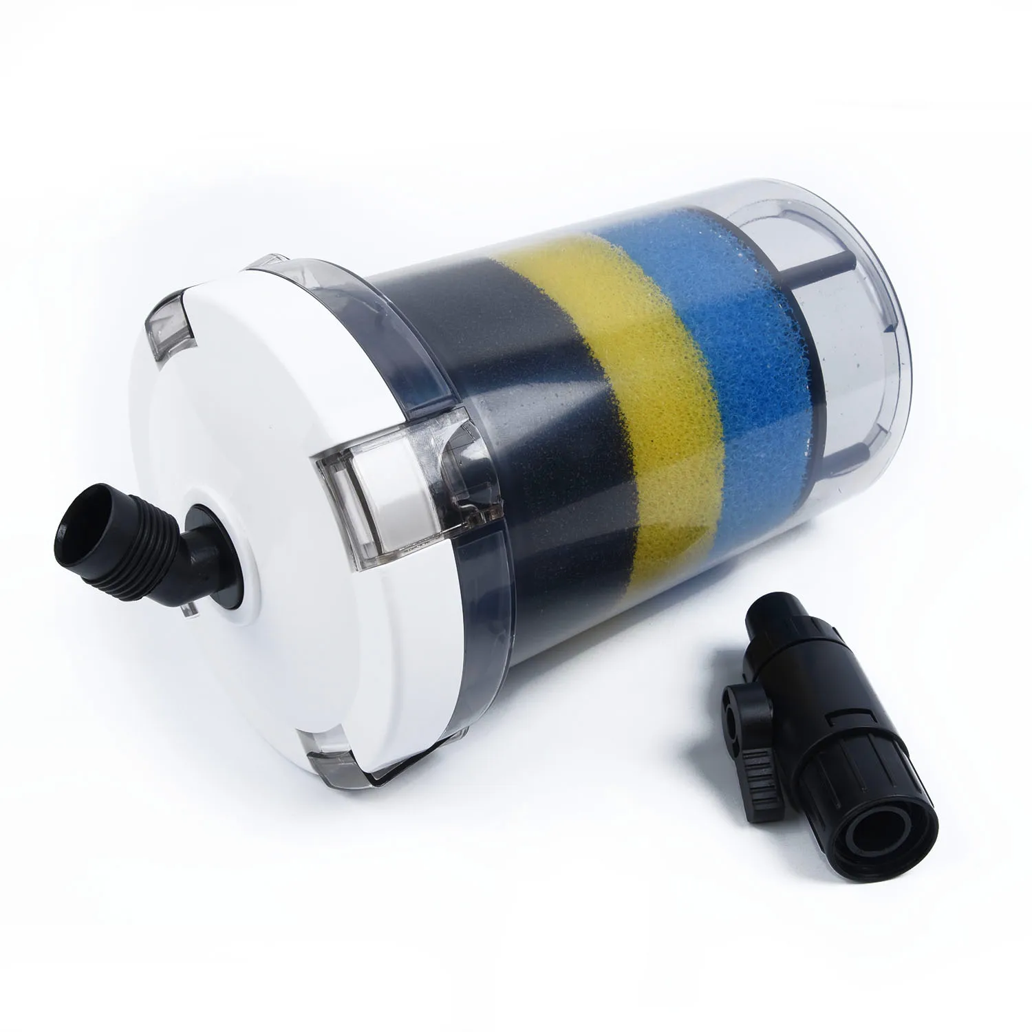 

Plastic Aquarium Pre-Filter With Filter Cotton & 16mm Joints No Pump 160*330mm
