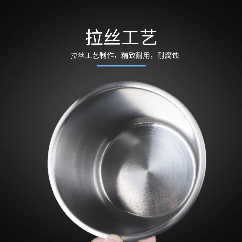 Aixiangru Ice Bucket Stainless Steel Whisky Wine Cooler Drink Beer Bar Accessories 2.5L