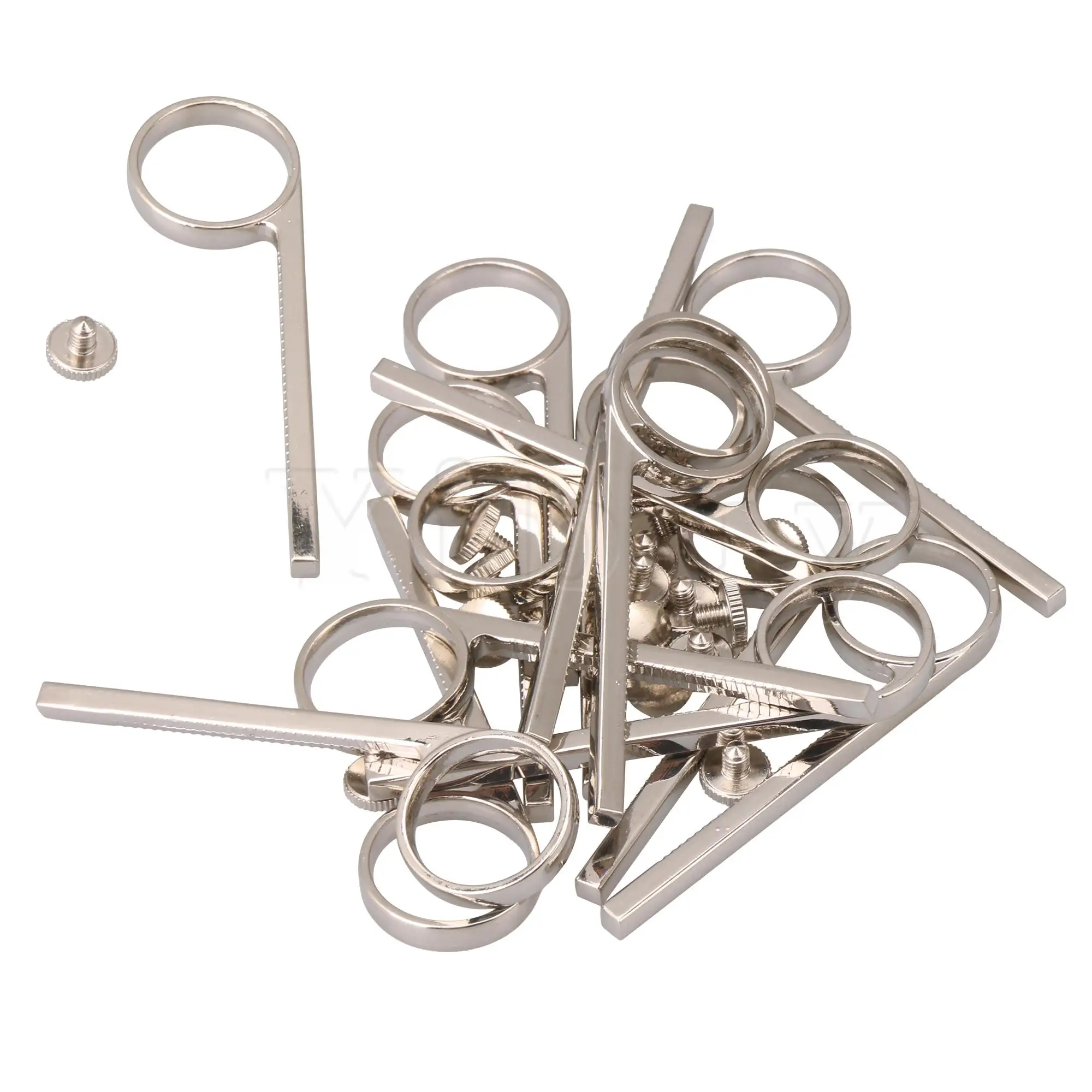 

10x B flat Trumpet Slide Finger Ring Valve Slide Ring for Trumpet Parts