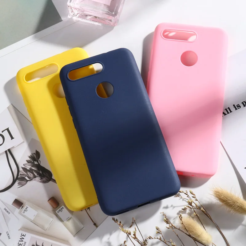 

Huawei Honor View 20 Case Candy Color Slim Soft Silicon Phone Case For Huawei Honor V20 View20 Matte Full Body TPU Back Cover