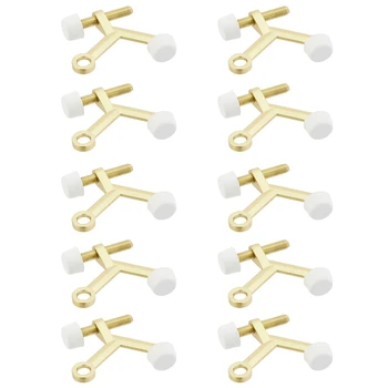 

10 Pack Standard Hinge Pin Door Stop, Hinge Pin Adjustable Positioning Door Stop