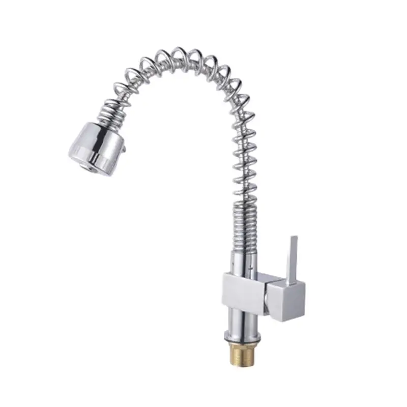 

Spring Pull Out Faucet Multi Function Faucet Rotating Flexible Kitchen Faucet Home Improvement Bathroom Fixture