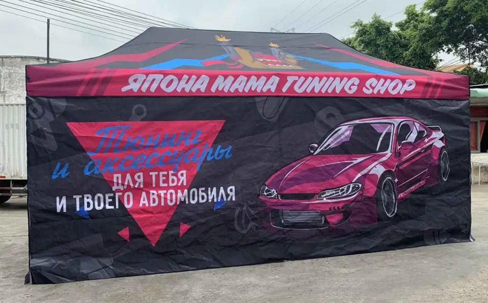 Всплывающая палатка с шестигранной алюминиевой рамой 3х6 м 40*40*2 0 мм для