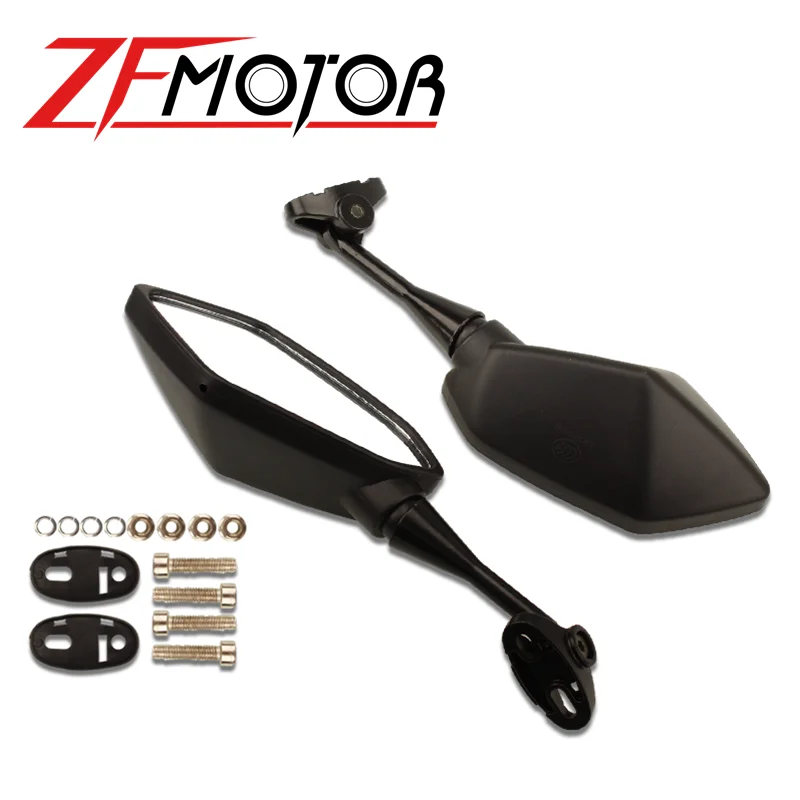 Черное мотоциклетное боковое зеркало заднего вида для Yamaha YZF600 YZF R1 R6 R3 R125 R25 R15 2003