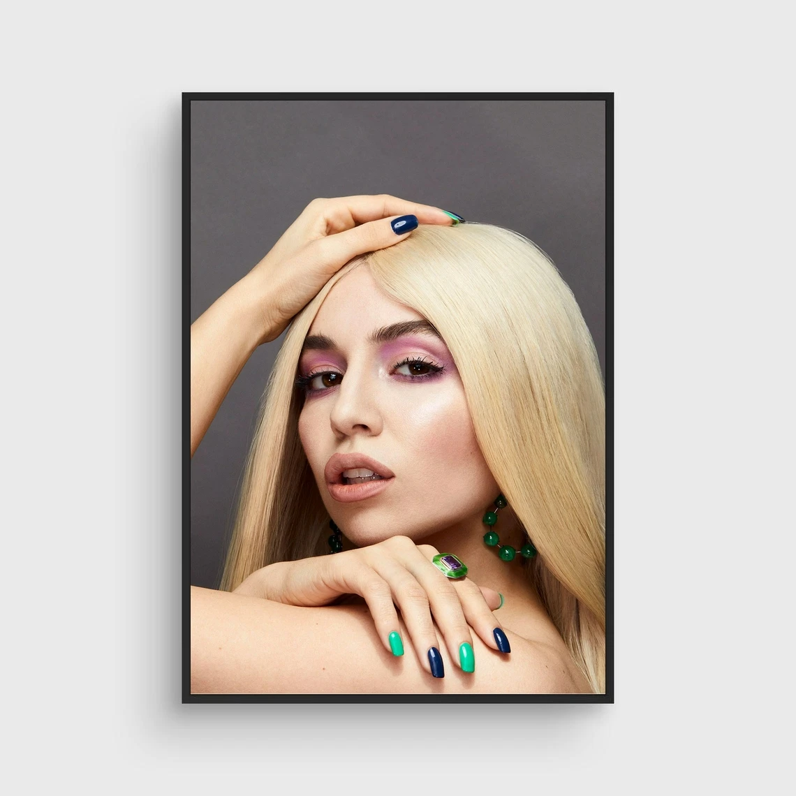 Ava Max Poster Canvas Print Music Rapper Album Star Photo Art Poster Home  Decor Wall Painting (No Frame)