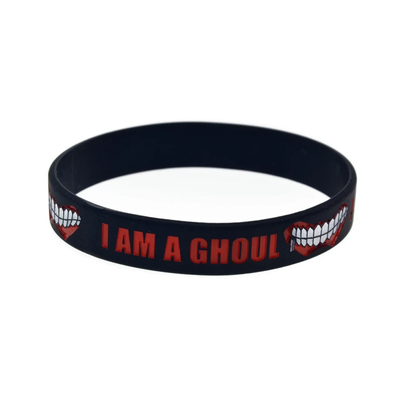 Модный японский аниме Браслет Tokyo Ghoul из силиконовой резины браслет аксессуары