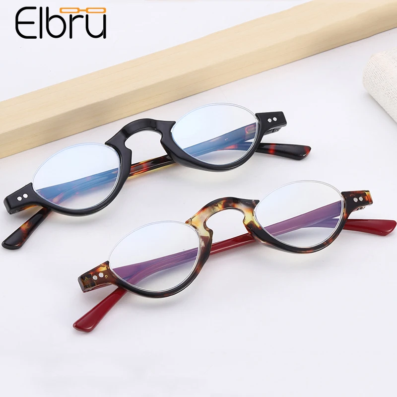 Reading Glasses Presbyopic Glasses Anti Blue Light Glasses Prescription Eyeglasses Anti-blue Light Reading Glasses Soft Half-frame Presbyopia Eyeglasses For Men And Women With Diopter +10 to +3.5