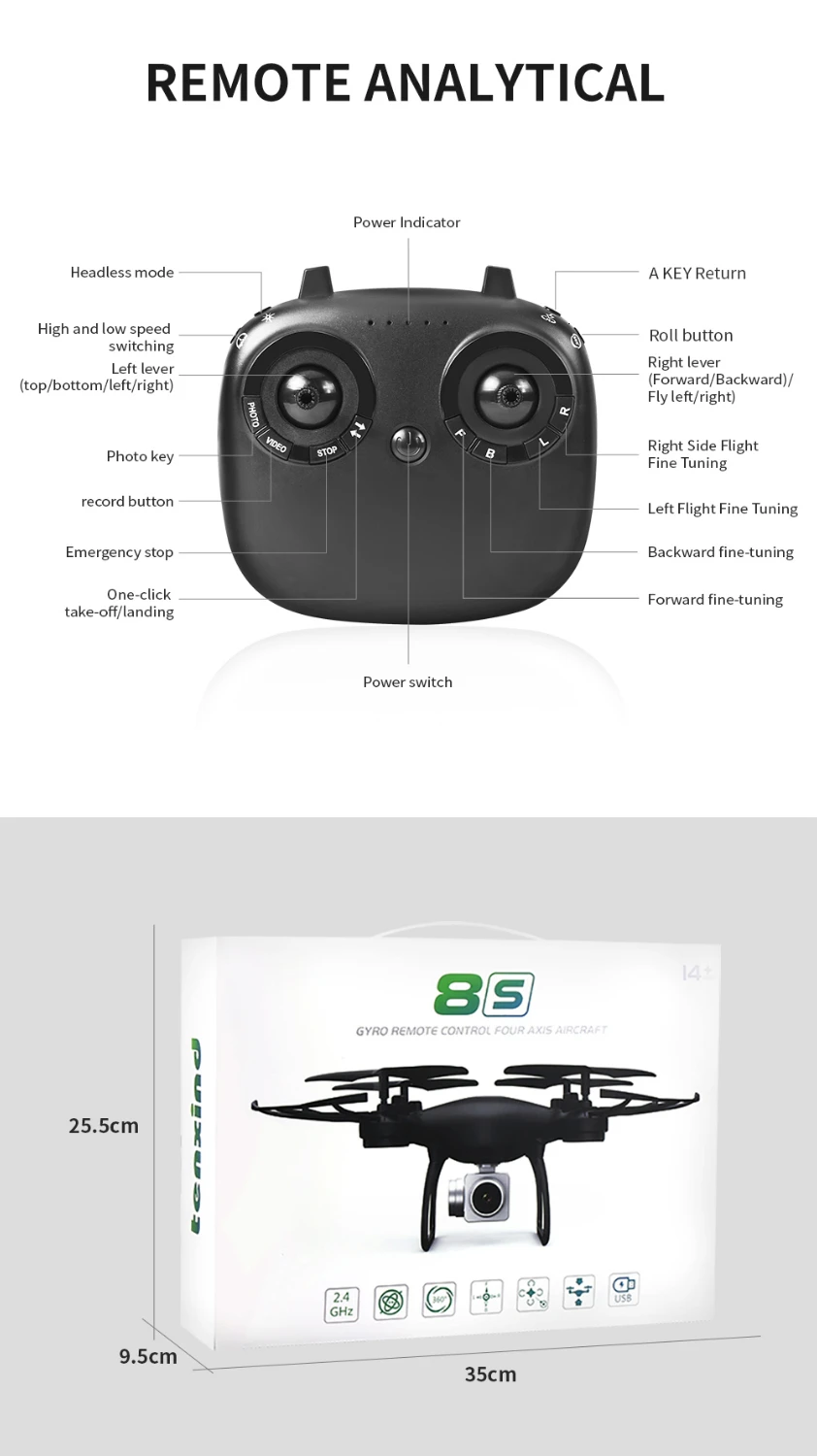 Радиоуправляемый Дрон с 720 P/1080 P HD камерой фиксированная высота Hover Selfie Профессиональный Квадрокоптер Безголовый один ключ возврат дроны игрушка подарок