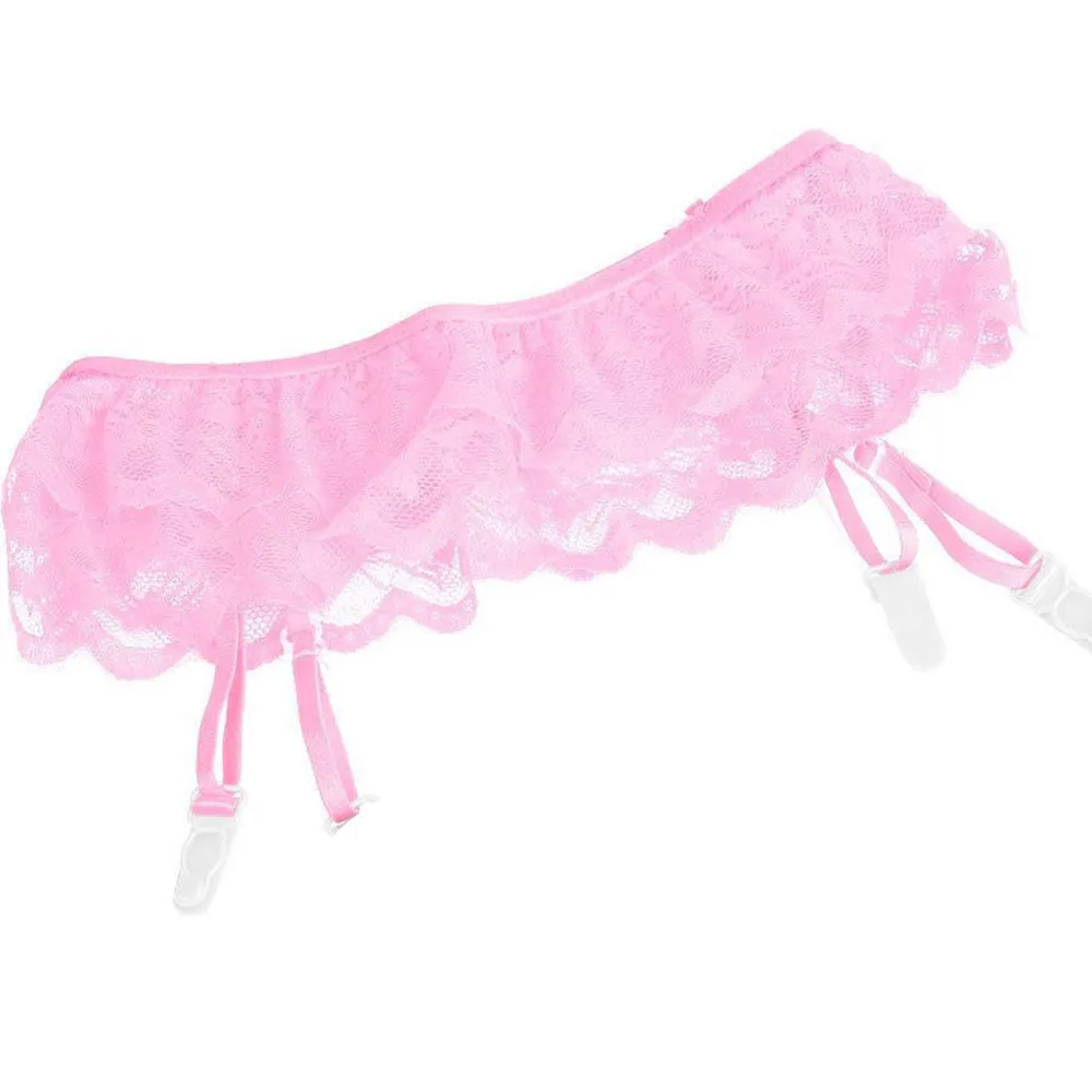 

1Pcs Fashion Sexy Suspenders Garter Belt Women Sexy Lace Perspective Thigh-Highs Garter Belt Suspender #Nu