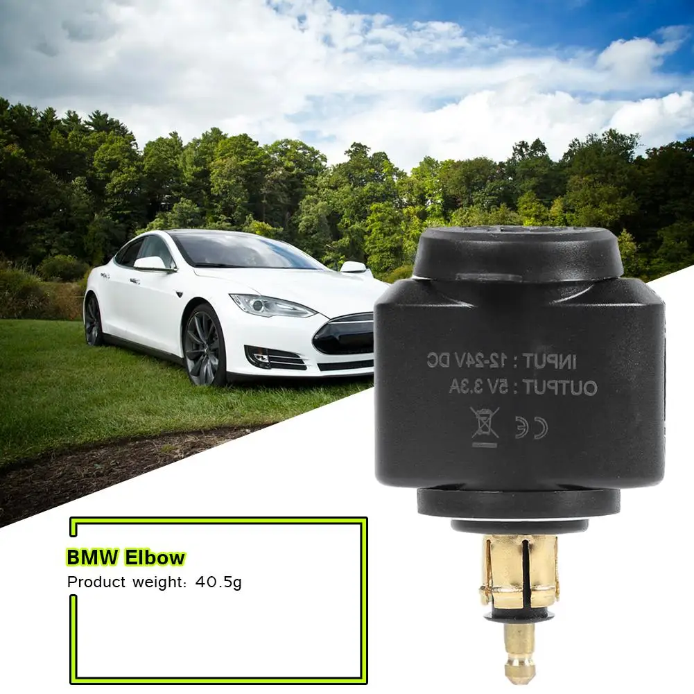 Мотоцикл 5V 3.1A Адаптер зарядного устройства с двойным USB для BMW Hella/DIN Мощность