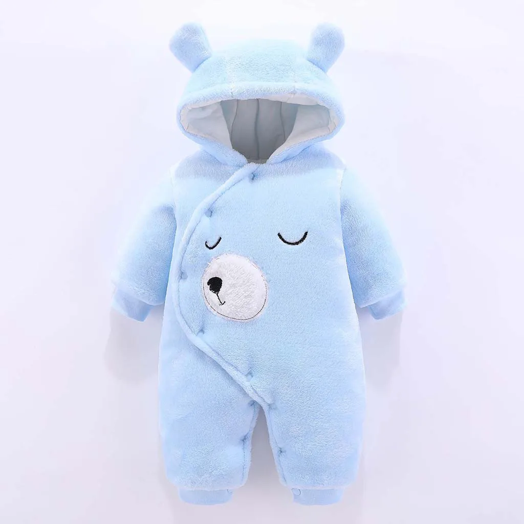 newborn boy toddler costume Infant Baby Boys Girls clothes Long Sleeve Cute Cartoon Rabbit Fleece Hooded Romper Outfits Clothing