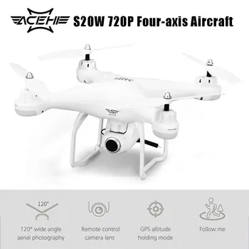

S20Wgps 720P 1080P Four-Axis Drone GPS Adjustable Camera Smart Gps Auto Follow Automatic RC Quadcopter