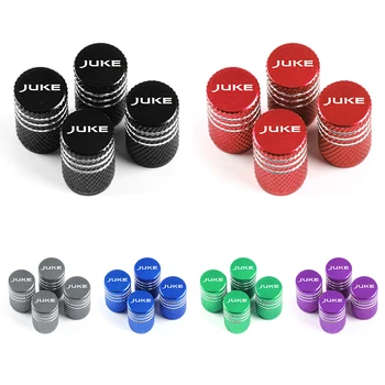 

4Pcs/Set Car Auto Wheel Tyre Tire Stem Air Valve Caps Dust Covers For Nissan JUKE accessories