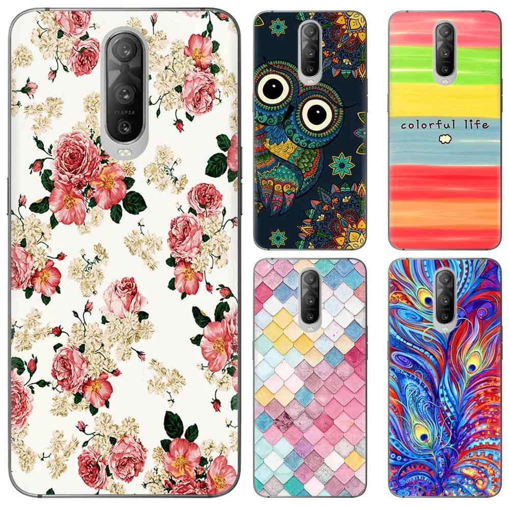 OPPO R17pro Phone Case OPPO Phone Case Creative Coloured Drawing Phone Case Silica Gel Soft Cover Fashion
