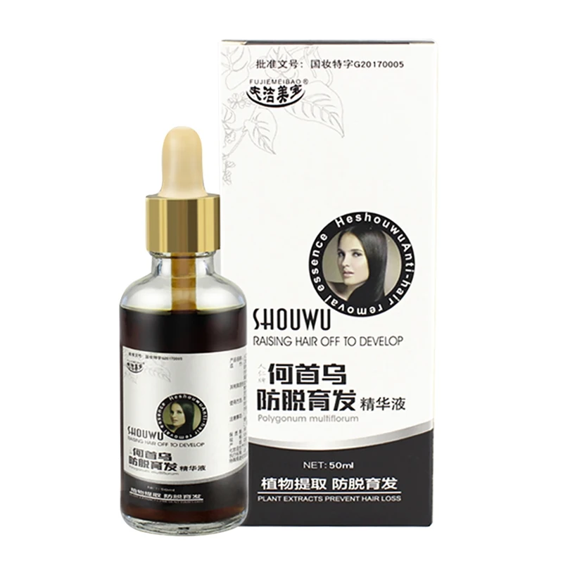 A Polygonum Multiflorum Extract Hair Growth Essence Nourishing Hair Follicle Scalp Accelerate Hair Growth Anti-Hair Loss Liquid - Цвет: A