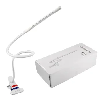 

ICOCO LED Clip Lamp Desk Lamp Reading Lamp with Extra-long Flexible Neck and Touch Sensitive 4.5W 4000-4500K With Clamp