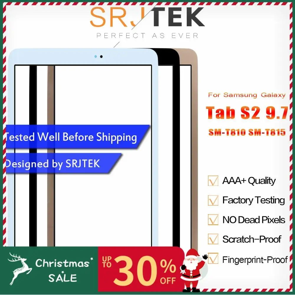 Стекло для samsung GALAXY Tab S2 9,7 T810 T815 Переднее стекло внешняя панель SM-T810 SM-T815 Замена(не сенсорный экран дигитайзер