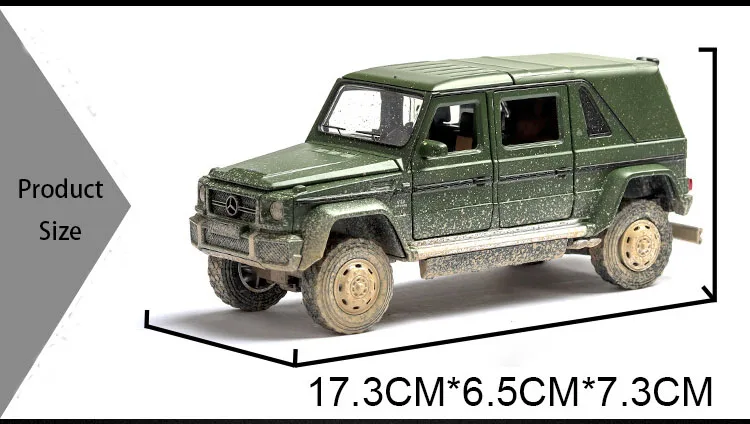 1/32 Состаренный Maybach G650 литая под давлением модель автомобиля из металлического сплава Высокая симуляция автомобилей огни Игрушки транспортные средства для детей Подарки для детей