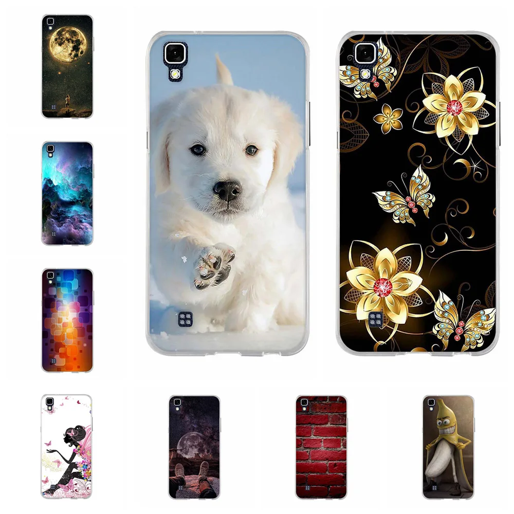 

For LG X power K220DS K220 Case Soft TPU Silicone For LG X power LS755 US610 Cover Scenery Patterned For LG X power K450 Coque