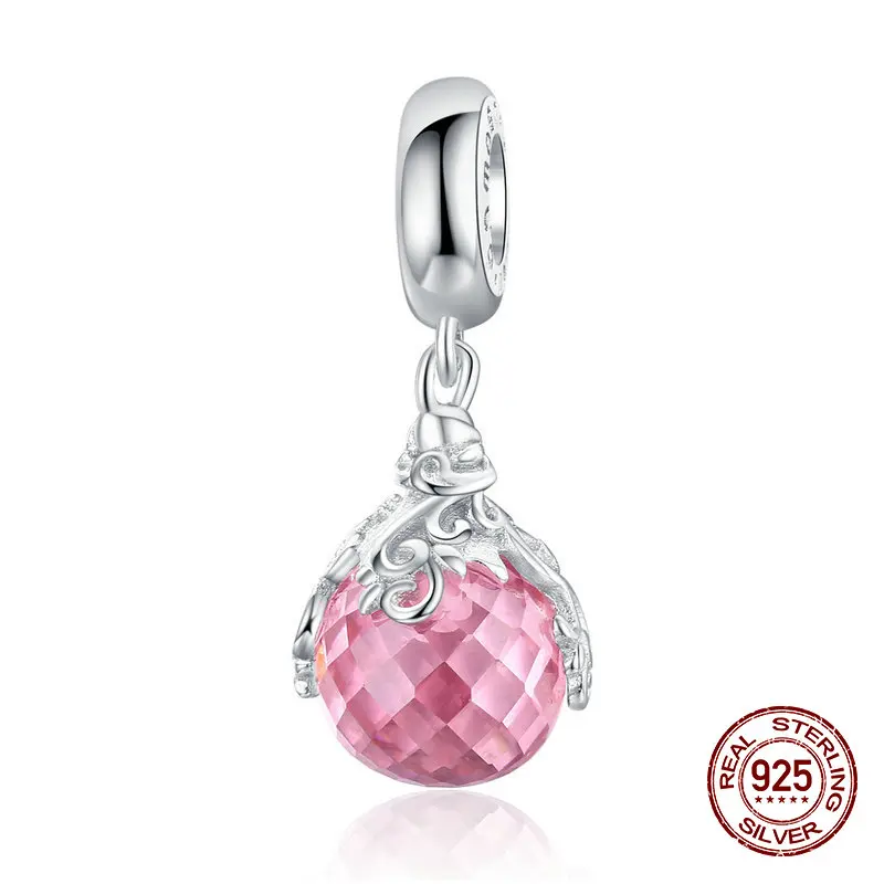 Стеклянный кристалл Волшебная бутылка кулон подходит браслет оригинальный Шарм