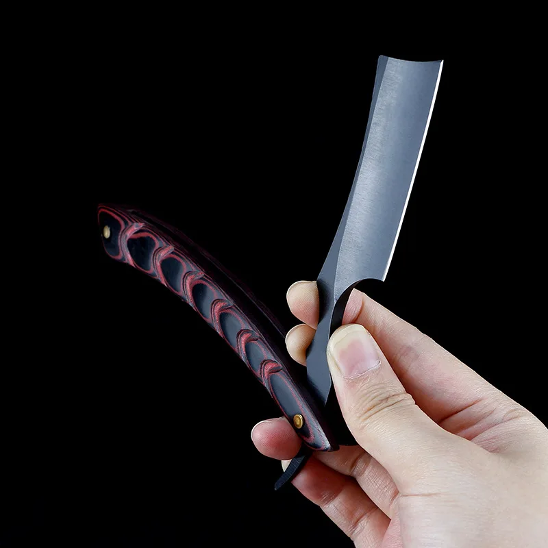 Retro Manual Shaving Razor Straight Thin Edge Sharp Folding Knife Barber Shaver Gift For Man G1231