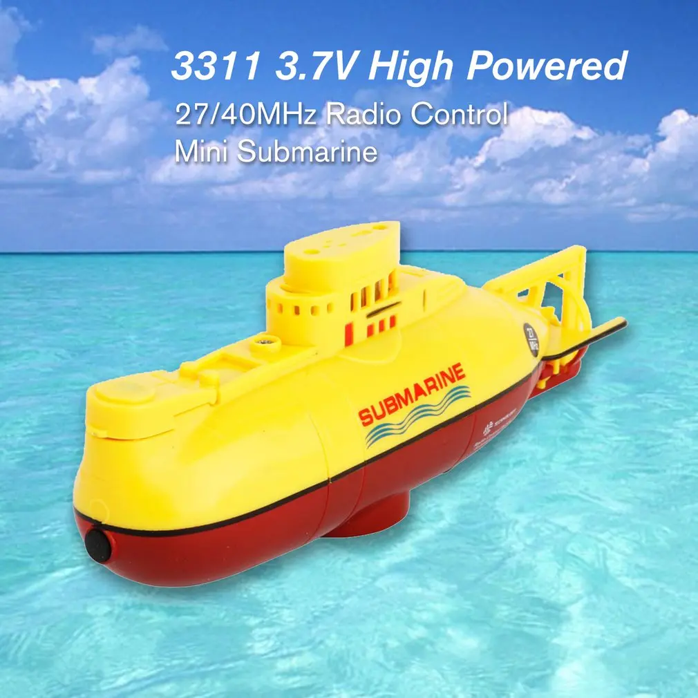 Мини подводная лодка RC Модель Катера высокой мощности подводная лодка на радиоуправлении для детей