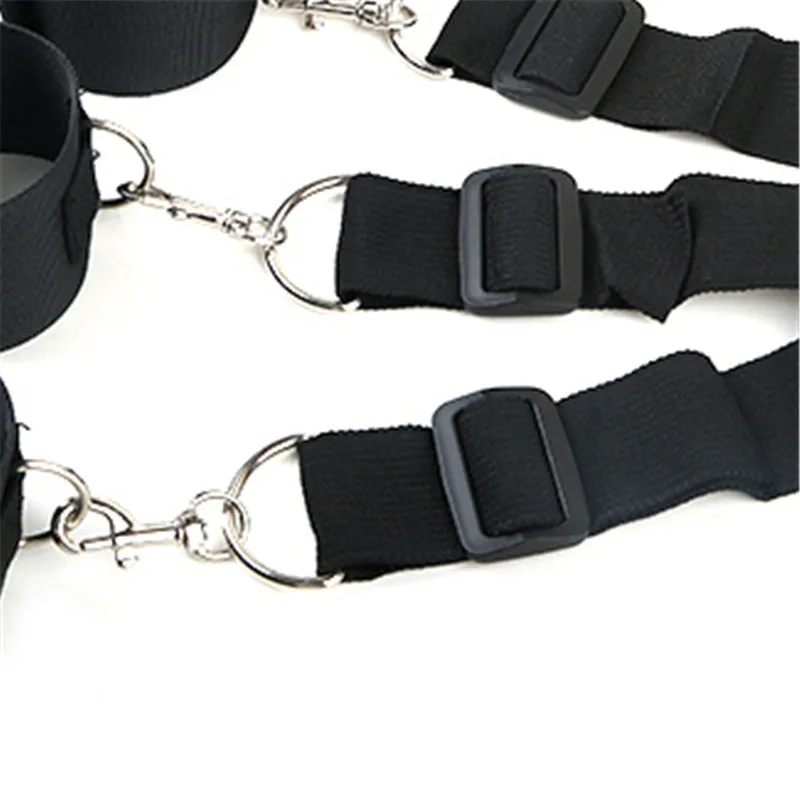  Handcuffs Bdsm Bondage Set Erotic Under Bed BDSM Slave Games Restraint System Erotic Sex Toys For W