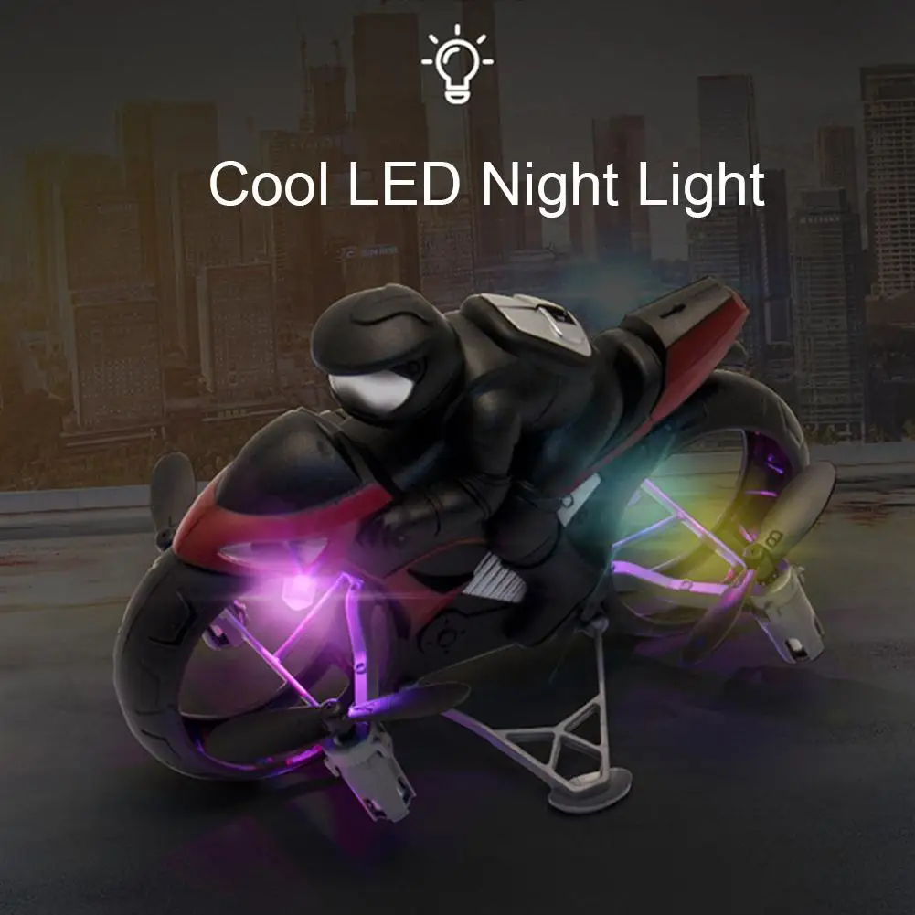 2 In 1 Mini RC Motorcycle Quadcopter Altitude Hold Land Air Dual Mode 2 4G Remote 1 2 In 1 Mini RC Motorcycle Quadcopter Altitude Hold Land Air Dual Mode 2 4G Remote 2