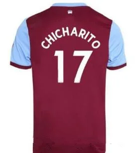 19/20 West ham футбольные майки для дома, 3 Кэрролл, ANTONIO WILSHERE LANZINI YARMOLENKO CHICHARITO, футболка для взрослых - Цвет: Коричневый