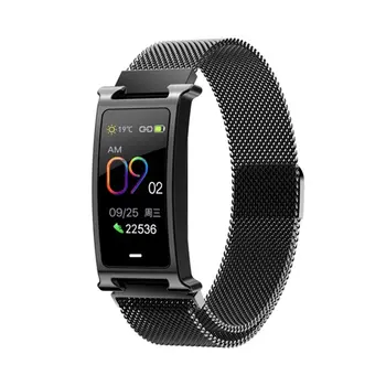 

F8 Smart Watch Heart Bracelet Blood Pressure Oxygen Monitor Weather Activity Tracker Women Fitness Bracelet With Metal Band