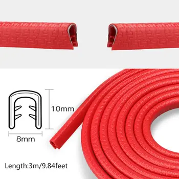 

1* Sealing strip 300CM/118" Car Door Edge Protector Anti-Scratch Protective