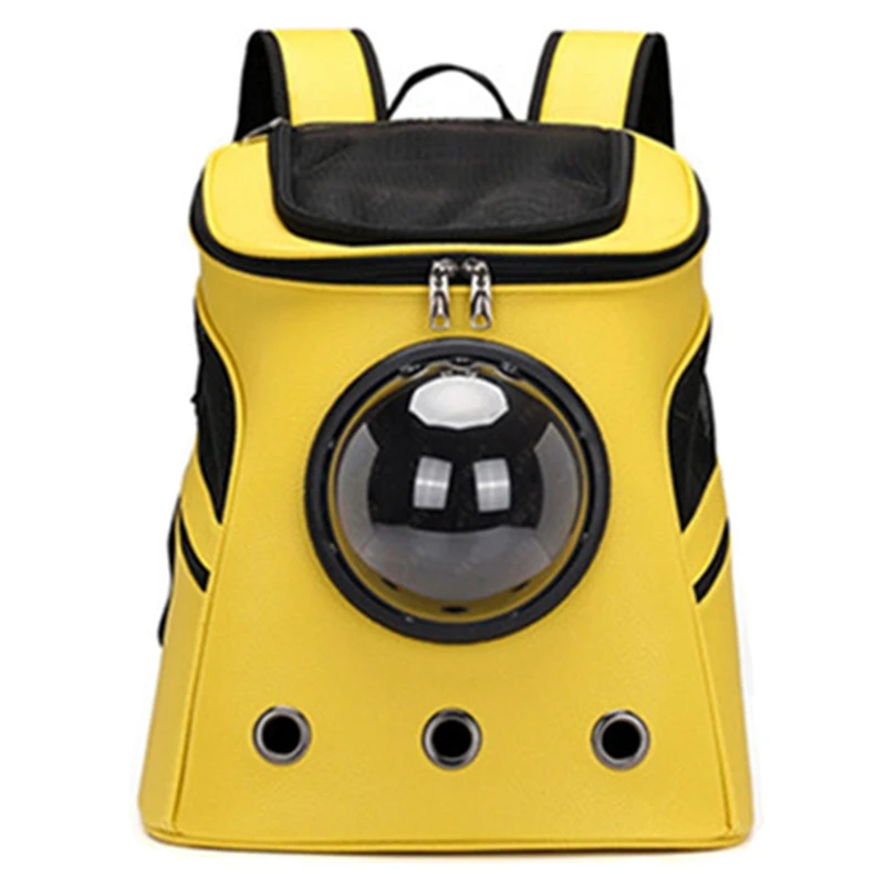 BMBY-Cat рюкзак, спортивный рюкзак животное для путешествий, переноски домашних животных, модные капсулы - Цвет: Yellow