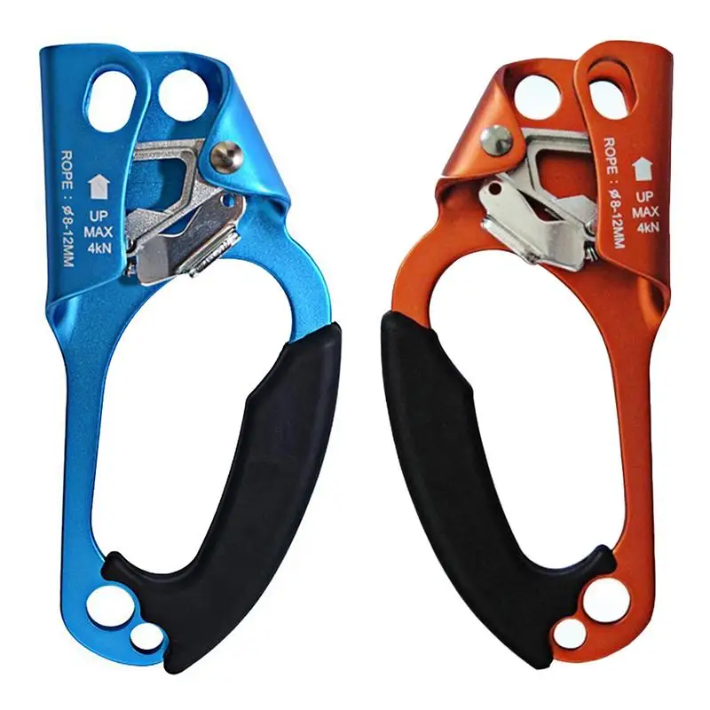 

2019 New Outdoor Sports Rock Climbing Right Hand Ascender Device Mountaineer Handle Ascender Climbing Rope Tools 8-13MM Rope